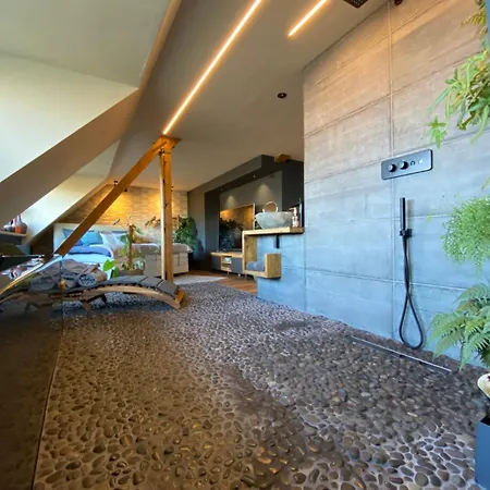 아파트 Wellness Suiten Mit Whirlpool Am Stadtrand Von Essen