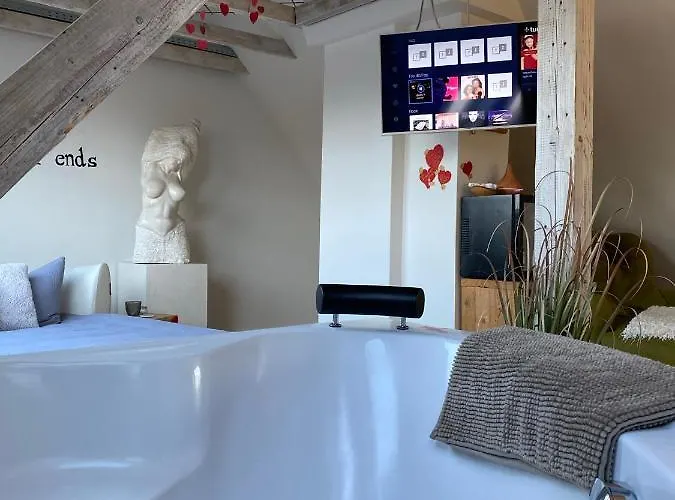 Wellness Mit Whirlpool Am Stadtrand Von Apartment