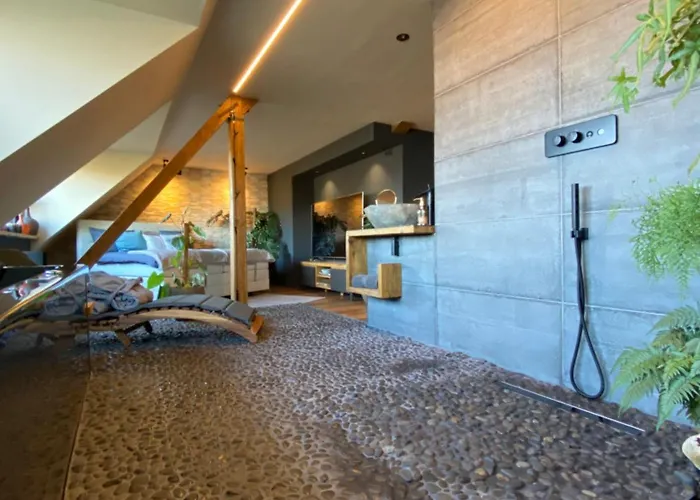 Apartment Wellness Mit Whirlpool Am Stadtrand Von