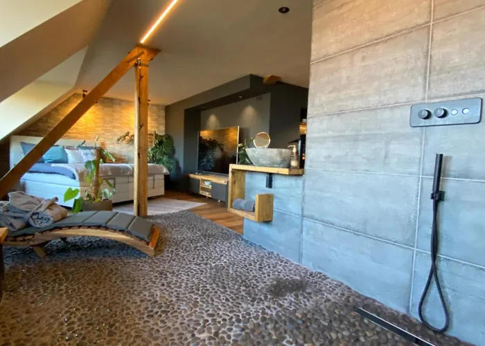 Wellness Mit Whirlpool Am Stadtrand Von Appartement